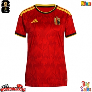 Belgium Replica Home Stadium Shirt for Women World Cup 2026 Short Sleeve